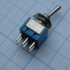 MTS-302 A-2, тумблер on-on 3 группы контактов 3а, 250в на плату