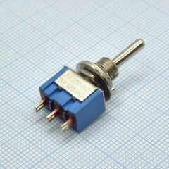 MTS-123, тумблер (on)-off-(on) 1 группа контактов 3а, 250в