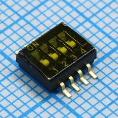 L-KLS7-KPR-04-N-11, переключатель smd-монтаж, 4 позиции, шаг 1,27мм