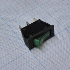 SWR 101-2С3 Ч/З IRS, переключатель клавишный с подсветкой