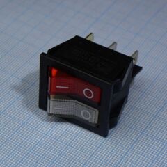 SWR 2101-1B3 W+R/B IRS, переключатель клавишный с подсветкой