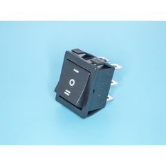 SWR-79, выключатель 220в 6 контактов 29х22мм, черный, вкл-выкл-вкл