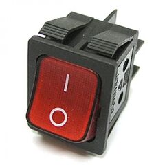 IRS-201-8C ON-OFF, клавишный переключатель с подсветкой 15а 250в , on-off