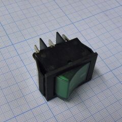SWR 202-2C7 Ч/З IRS, переключатель клавишный с подсветкой