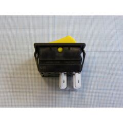 DS C1550AL желтый, 2 положения, 2 группы на замыкание, желтый, без подсветки, arcolectric англия
