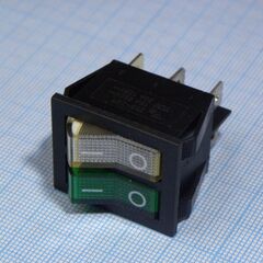SWR 2101-1B3 G+W/B IRS, переключатель клавишный с подсветкой
