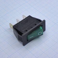 SWR 101-2A3 Ч/З IRS, переключатель клавишный с подсветкой