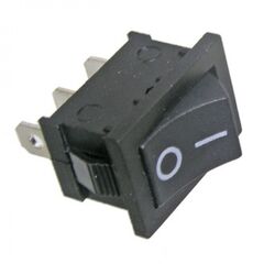 MRS-102(A) ON-ON, клавишный переключатель mrs-102(a), on-on, черный