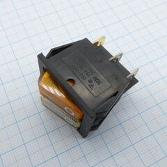 SWR 2101-1A3 W+Y/B IRS, переключатель клавишный с подсветкой