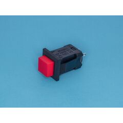 PSW-9BR, кнопка 15х15 крепление защелка c фиксацией, 220в, красная