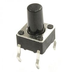 KAN0611-0901B 6X6X9 MM, кнопка тактильная kan0611-0901b, 6x6x9 мм