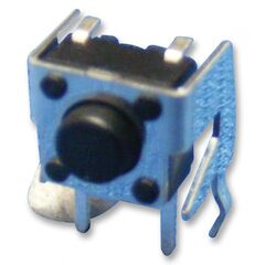 SKHHLUA010, кнопка тактильная 6x6мм, горизонтальная, черная