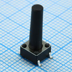 IT-1102WJ8-160G-G, кнопка тактильная 6х6х16мм 4 pin smd