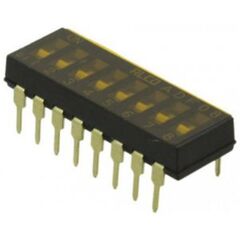 1-1825002-4, переключатель dip, 8 схем, spst, сквозное отверстие, adf series, dip, 24 в