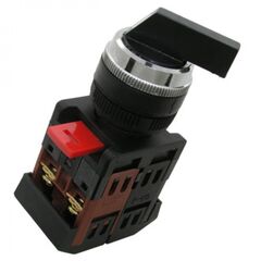 3SA12-22E-11XB/21, переключатель поворотный серии 3sa12 на 2 положения, no+nc, 600в, 10а