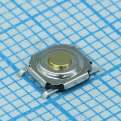 PTS526SK15SMTR2LFS, кнопка тактильная 5.2х5.2х1.5мм 0.05а 12в 200000 циклов 250гр smd лента на катушке