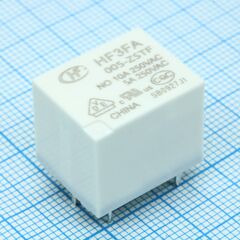 HF3FA/005-ZSTF, реле силовое 5а одна группа на переключение катушка 5в