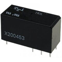 TRIL-12VDC-SD-2CM-R, миниатюрное 12vdc, 8а, 2переключения