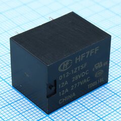HF7FF/012-1ZTSF, реле общего назначения power pcb relay spdt sealed 12vdc