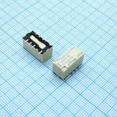 TX2-SA-5V, реле сигнальное две группы на переключение моностабильное для поверхностного монтажа