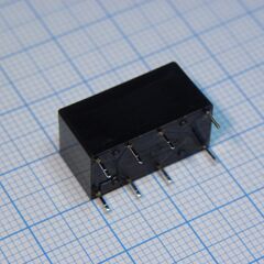 1462000-1, relay; dpdt; monostable; 2a; 250vac/220dc cntct rtg; 5vdc coil rtg; pcb mnt; thru-hole