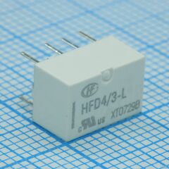HFD4/3-L, реле сигнальное серия hfd4 2а две группы на переключение с защелкой катушка 3в 90ом
