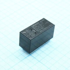 G2RL-1AE-5DC, реле силовое катушка 5в 16a один контакт на замыкание (29x12.7x15.7)мм монтаж в отверстие