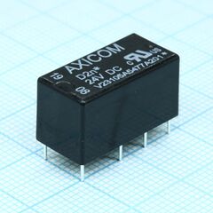1-1393793-4, сигнальное реле, dpdt, 24 в dc, 3 а, серия d2n/v23105, сквозное отверстие, без защелки