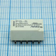 PS-5V, реле сигнальное 2а две группы на переключение катушка 5в