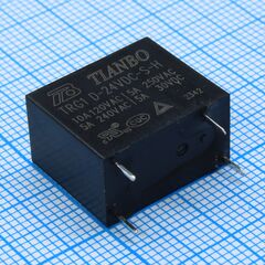 TRG1-D-24VDC-S-H, реле силовое 10а один контакт на замыкание катушка 24в 0.45вт