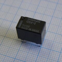 G5V-1-5VDC, сигнальное реле 5vdc 1a spdt (12,5x7,5x10мм) tht