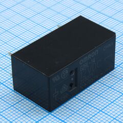 G2RL-14-12DC, реле силовое катушка 12в 12a одна группа на переключение (29x12.7x15.7)мм монтаж в отверстие
