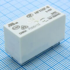 HF115F-S/5-HSF, реле силовое, 16а один контакт на замыкание катущка 5в 0.4вт