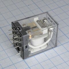 TRL-110VDC-P-2C, реле силовое, 110vdc, 10a, 2 переключения, в плату