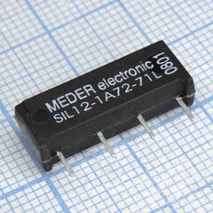 SIL12-1A72-71L, герконовое sil.12vdc, 1a, 1замыкание