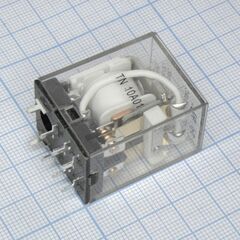 TRL-220VAC-P-2C, реле силовое 220vac, 10a, 2 переключения, в плату