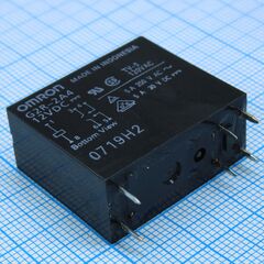 G2RL-2A4-12DC, реле силовое 8а два контакта на замыкание катушка 12в