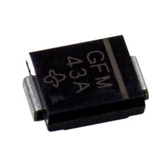 SMCJ33A-E3/57T, диод защитный от перенапряжения - tvs (супрессор) 33в включение 53.3в ограничение