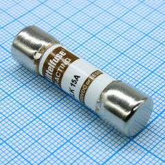 0KLK015.T, предохранитель быстродействующий 15a 600в 10.31х38.1мм