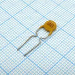 RXEF030, самовосстанавливающийся предохранитель ptc 0.3a(hold) 0.6a(trip) 72v 40a 0.49w 3s 0.88ohm, радиальные выводы, 7.4 x 3 x 12.7mm