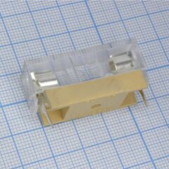 ZH244, держатель предохранителя 6х30mm с крышкой, монтаж на плату