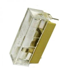 S1054 (6.35X30 6A 250V), держатель предохранителя s1054 (6.35x30 6a 250в), с крышкой