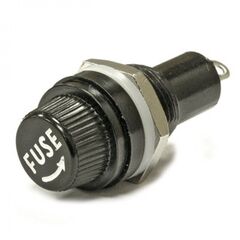 ДВП4-2 (5X20 10A 250V), держатель предохранителя 5x20 10a 250в импорт, огнестойкий