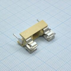 503.400, держатель предохранителя 5х20mm, открытого типа, монтаж на плату, крепление под винт, 250v, 6,3a 1,6w
