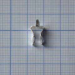 ZH268, держатель предохранителя 6х30mm, клипса, монтаж на плату (2 контакта), (цена за 1 шт)