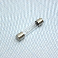 632.628, f 60 v 12,5 а 6,3x32 mm, в стеклянном корпусе