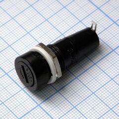ZH252, держатель предохранителя 5х20mm, закрытого типа, монтаж на панель