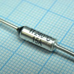 ZH103-240°(15A), термопредохранитель аксиальный 240°(15a)