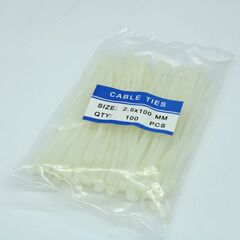 Стяжка 2.5*100 4.0"(100 шт), кабельная стяжка