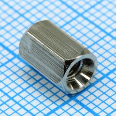 H-L0800-0600-5-03-2N, стойка латунная для печатной платы, шестигранная, м3, 8мм, отверстие-отверстие